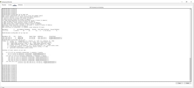 Enterprise ISP Hybrid Topology with BGP, OSPF, and HSRP - Image 3
